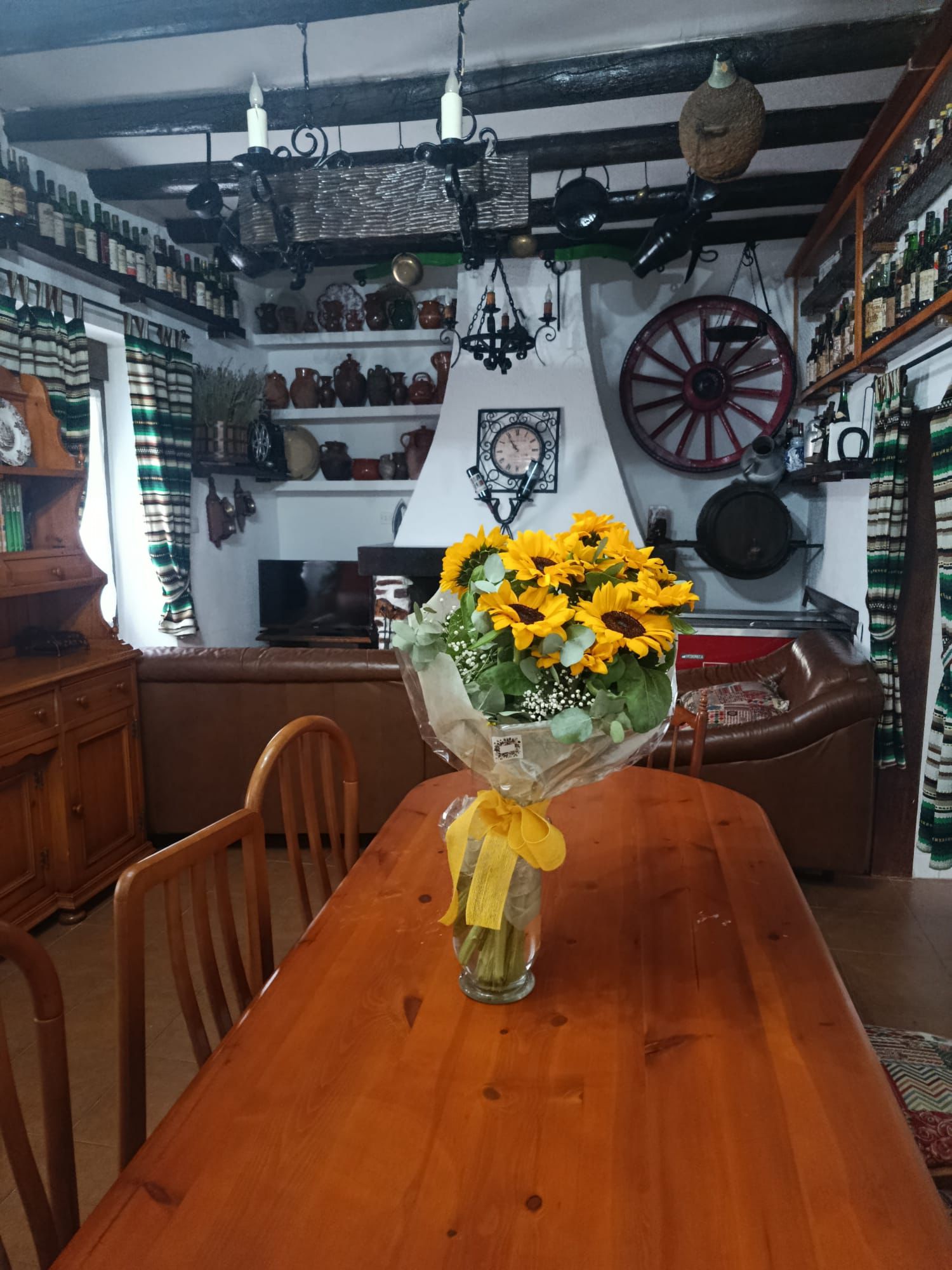 Comedor rústico de Casa Eufemia