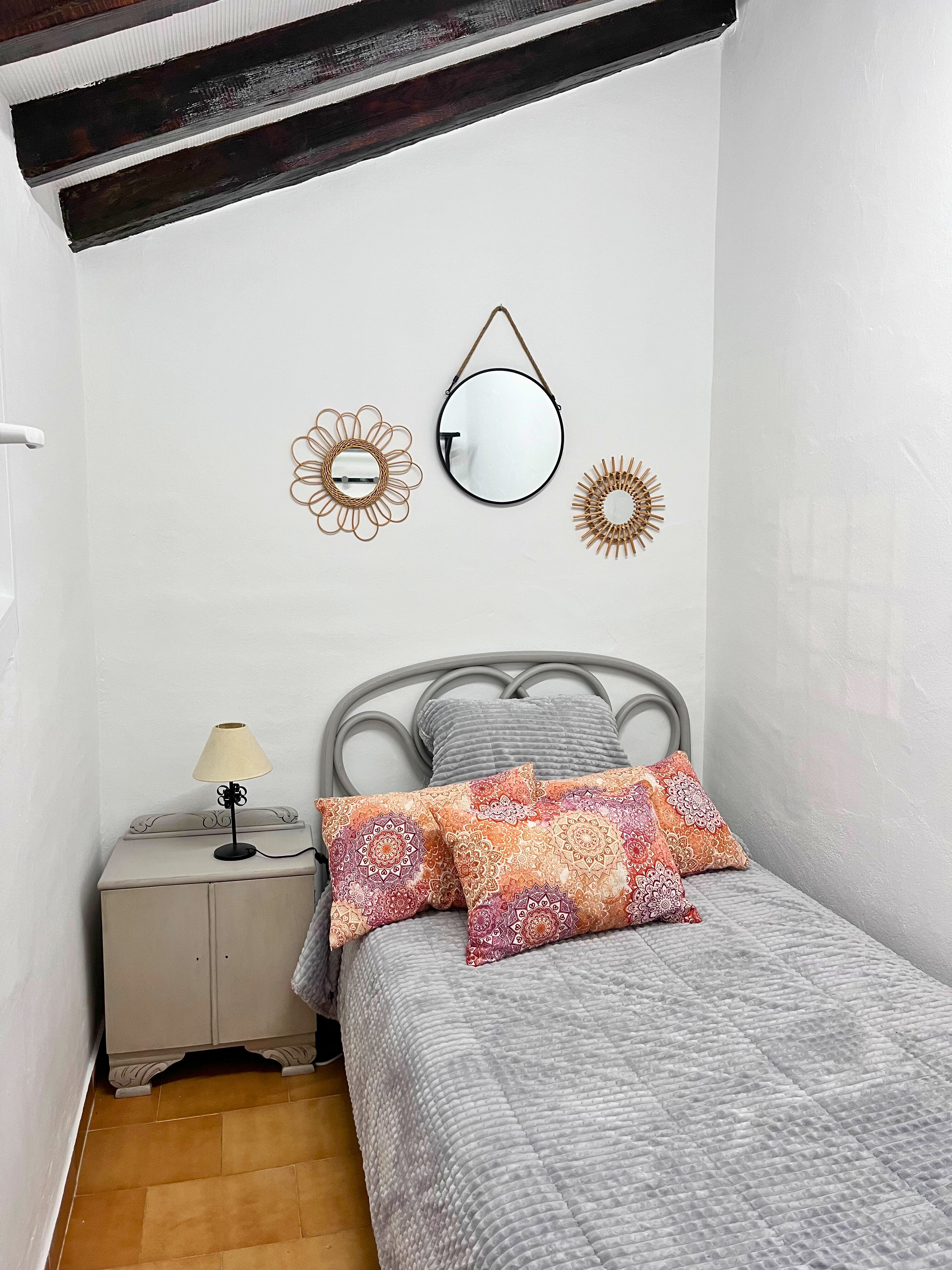 Dormitorio doble de la casa rural