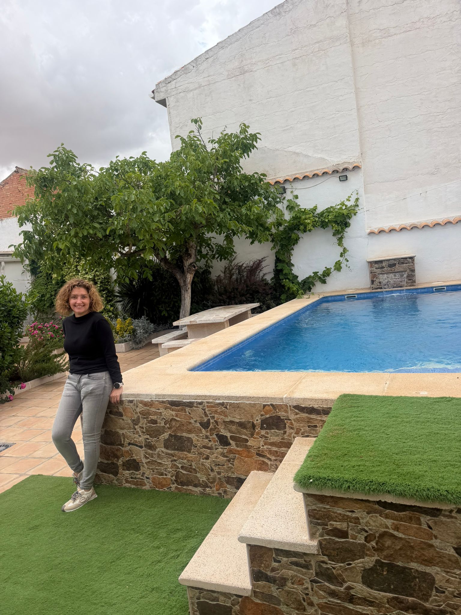 Piscina privada de Casa Eufemia en Arenales de San Gregorio