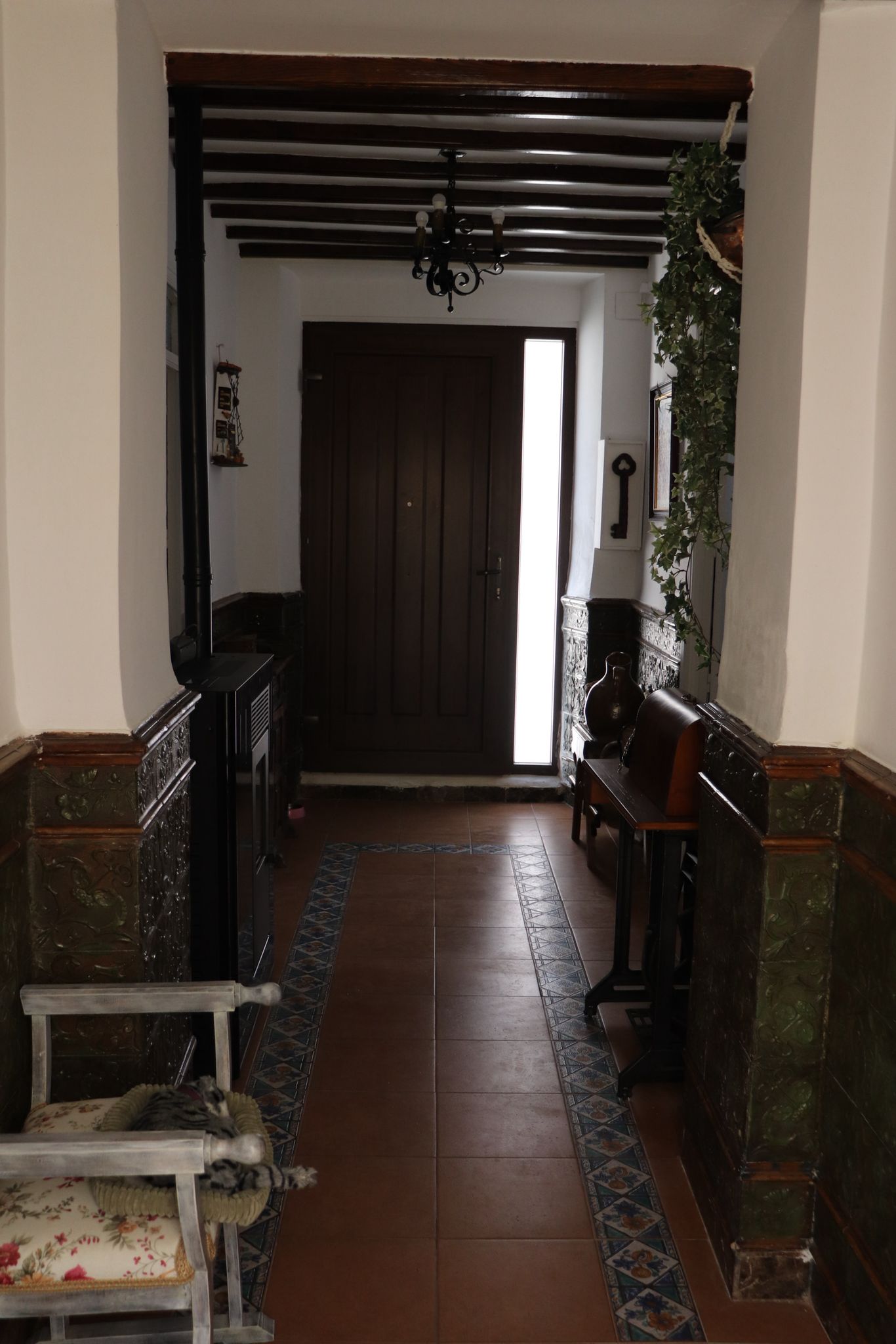Entrada interior de Casa Eufemia