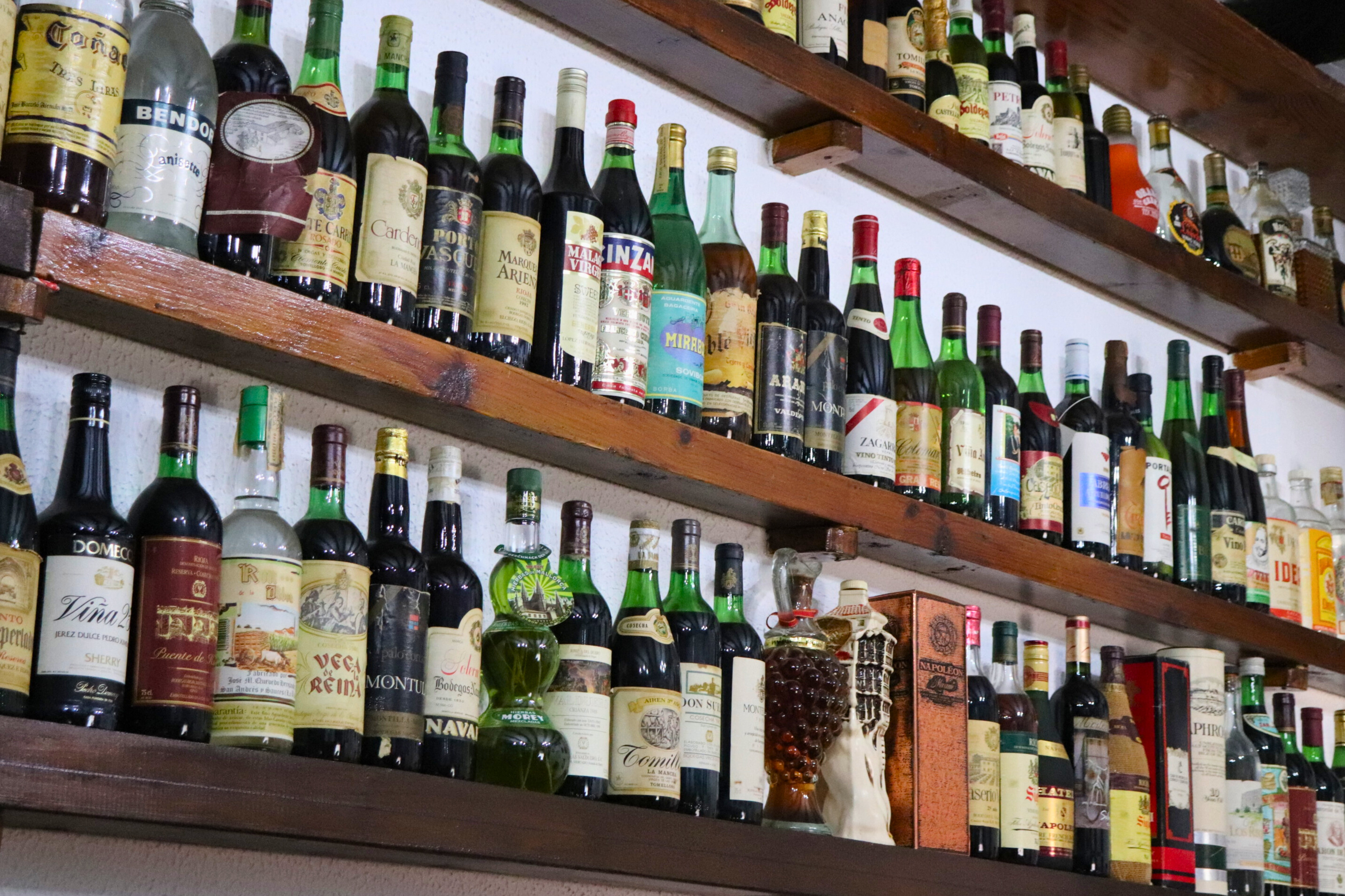 Rincón de vinos manchegos en Casa Eufemia